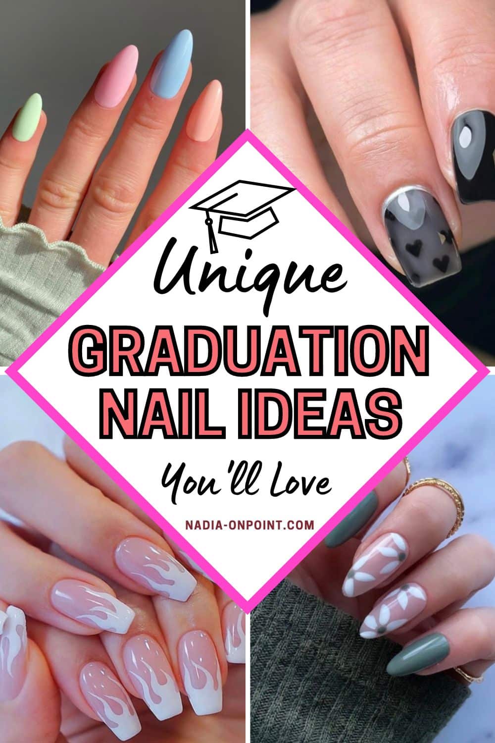 Graduation Nail Ideas To Make Your Big Day Shine