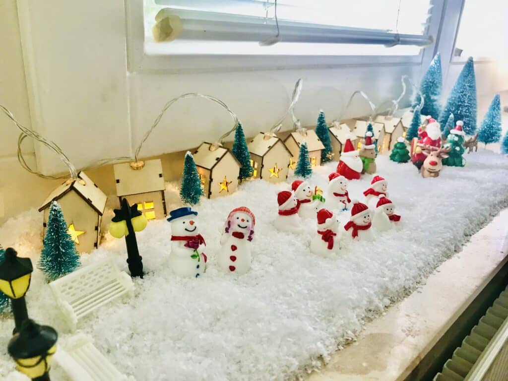 DIY Cute and Easy Christmas Window Display
