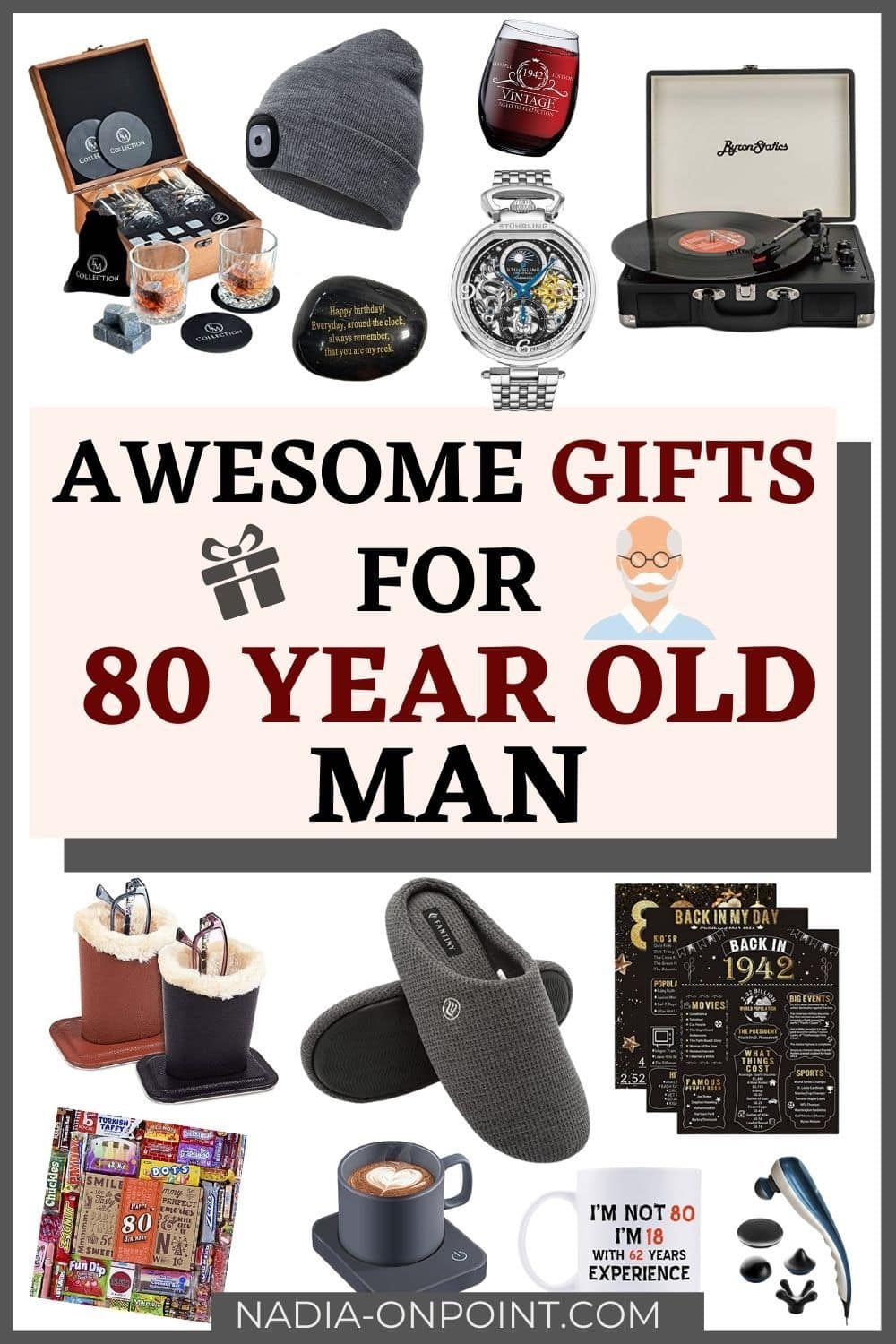 23 Thoughtful Gifts for 80 year old Man