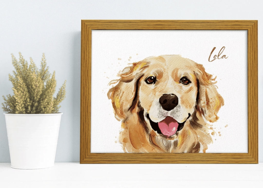 Personalized Portrait for Pet Lovers