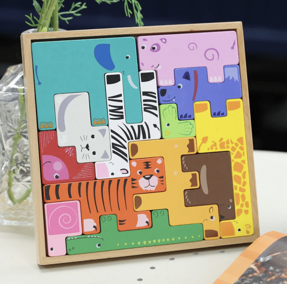 Animal Blocks and Puzzle - Best gifts for kids who love puzzles