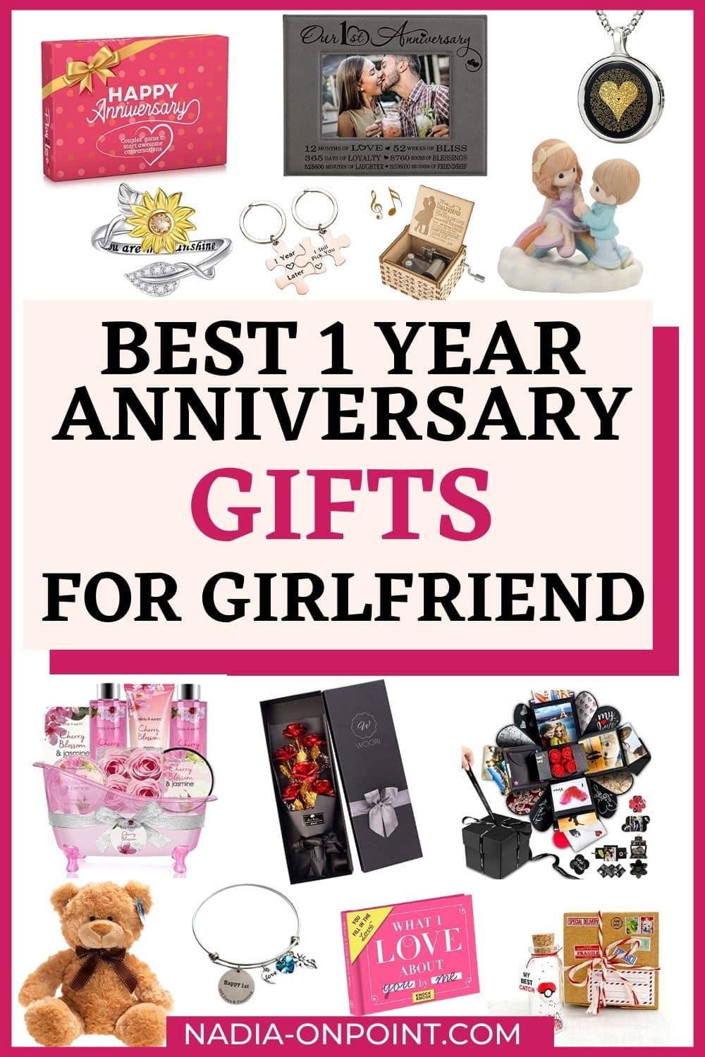 Remarkable One Year Anniversary Gifts for Girlfriend