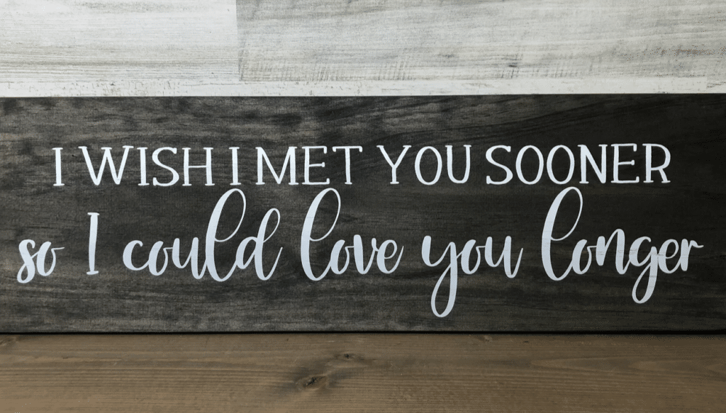 Farmhouse wall decor - One Year Anniversary Gifts for Girlfriend