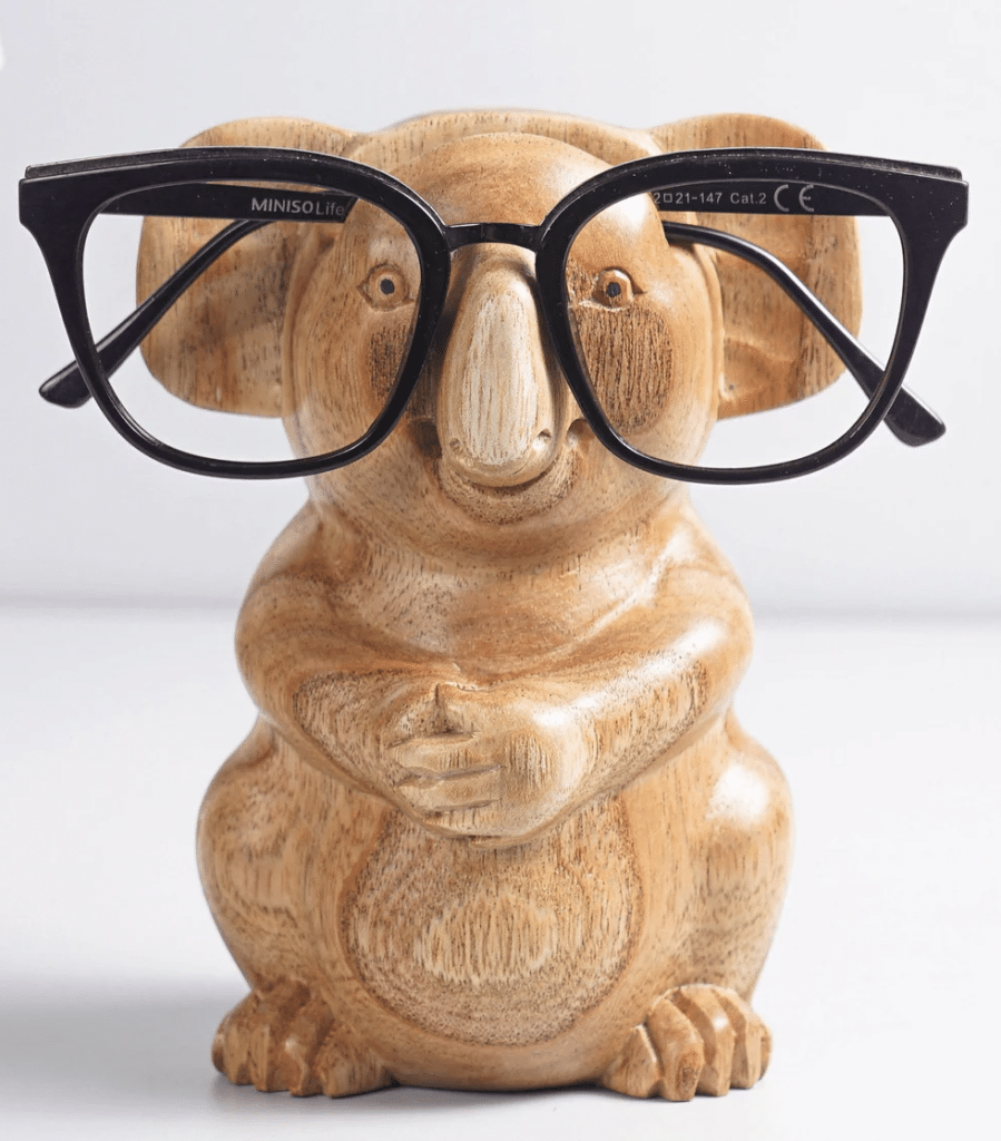 Koala Wooden Glasses Holder