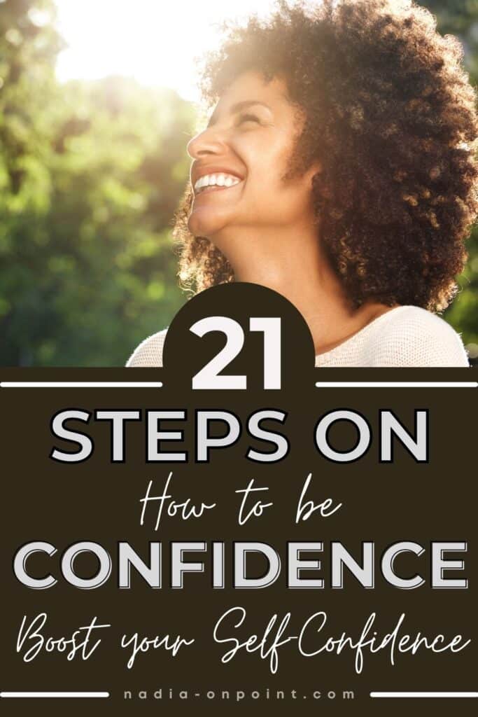 21 steps on how to be confident