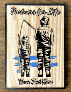 Partners for Life Fishing sign