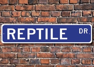 Reptile room sign Street decor