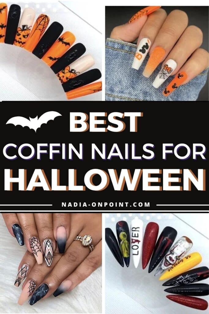 Coffin Halloween Nails for the Ultimate Scare - OnPoint Gift Ideas