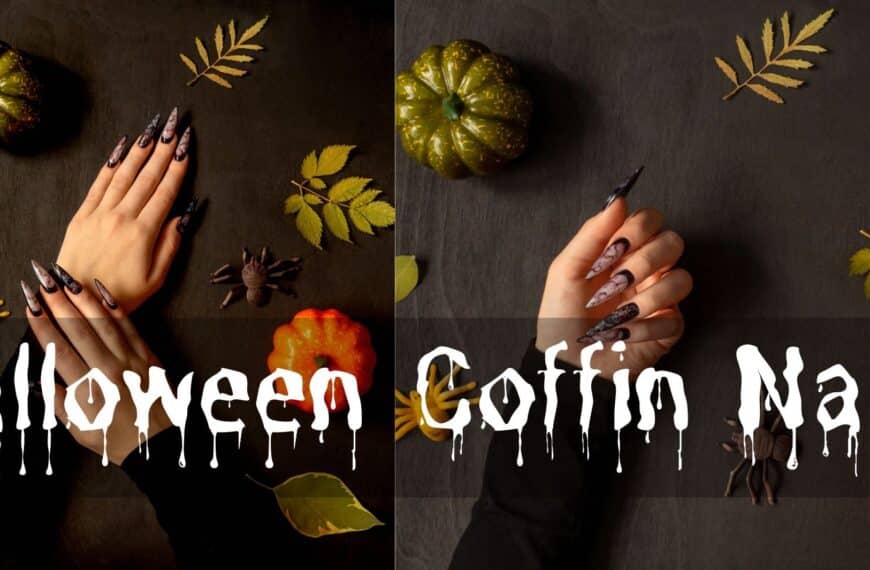 Halloween Coffin Nails