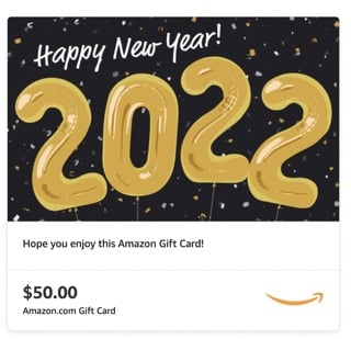egift card  for the new year
