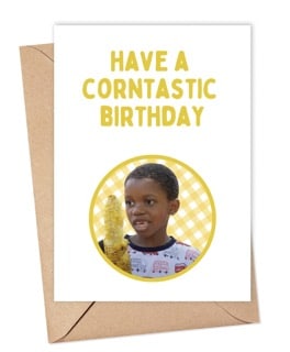 have a corntastic birthday corn gift