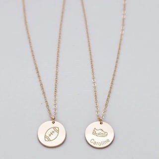 Personalized necklace for sporty girls