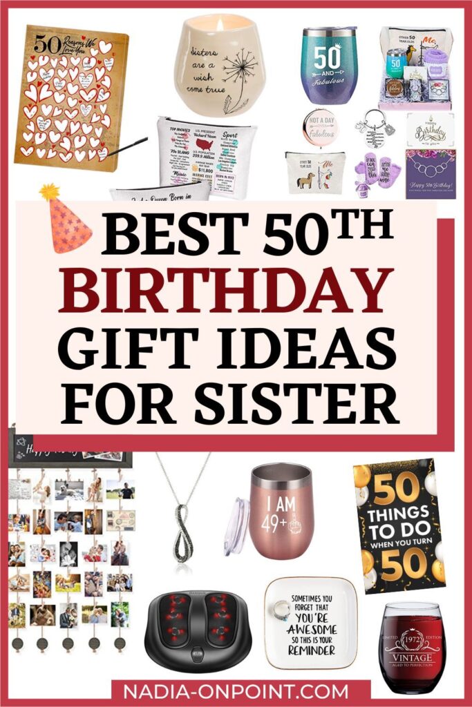 50th Birthday Gifts for Women, Fabulous 50th Birthday Gifts for Her, Unique  Gifts for Mom, Grandma, Sister, Aunt, Friend, Coworker 7 Pieces -  Walmart.com