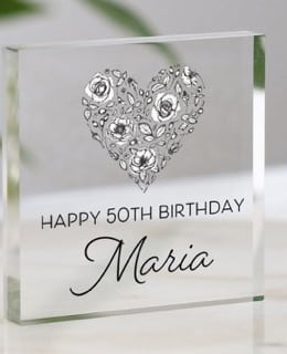 Personalized Plaque for sister 50th birthday