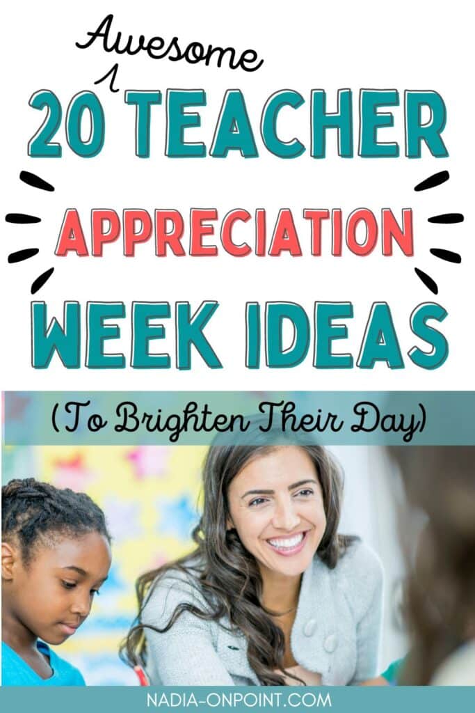 Teacher appreciation week ideas