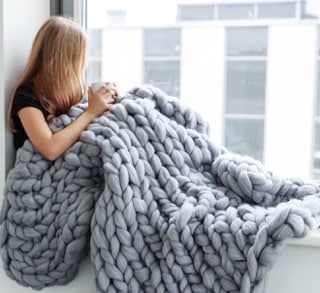 Cozy Throw Blanket Gift for Strong Independent Woman
