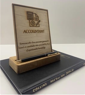 Unique Desk Decor for Accountant Graduates