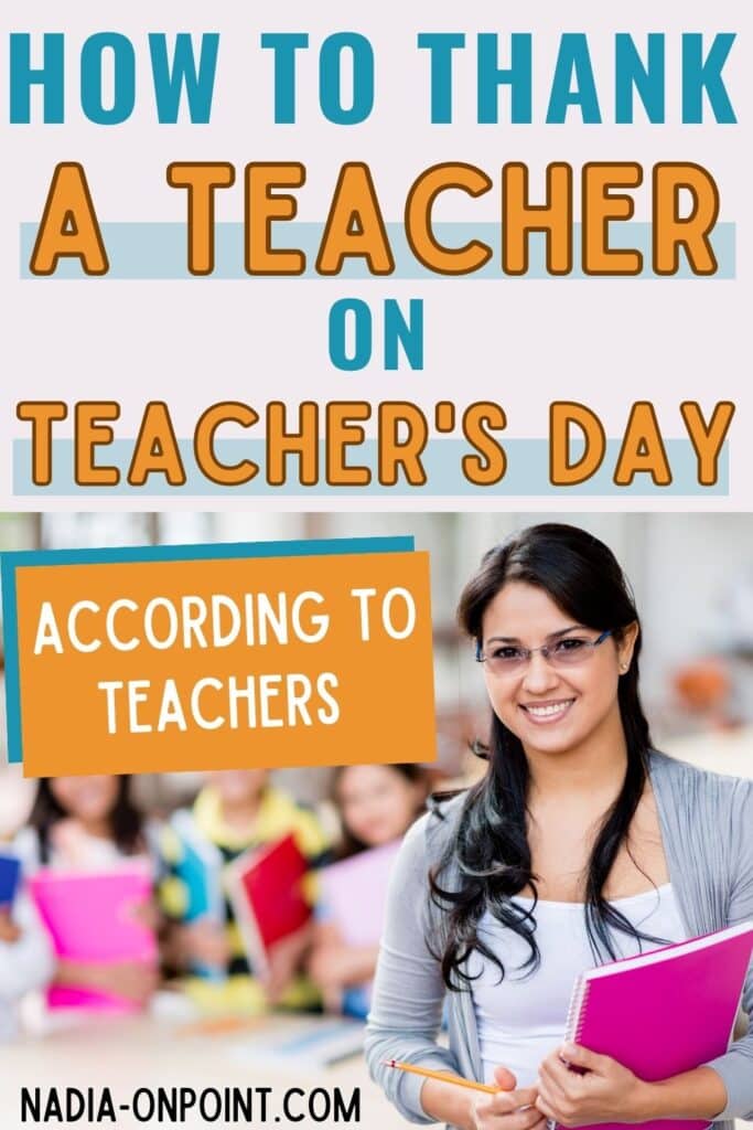 How to Thank a Teacher on Teacher's Day