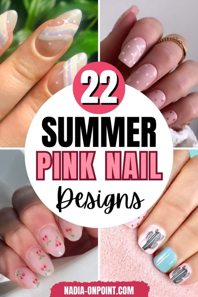 Pink Summer Nail Designs