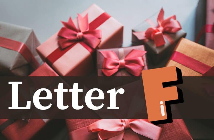 Gifts That Start with the Letter F
