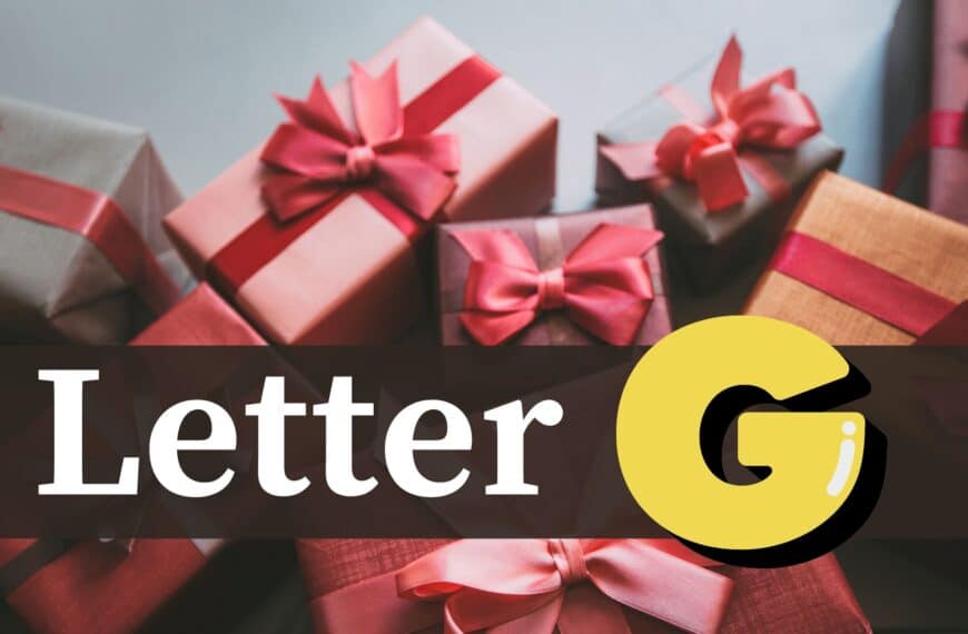 Gifts That Start with the Letter G
