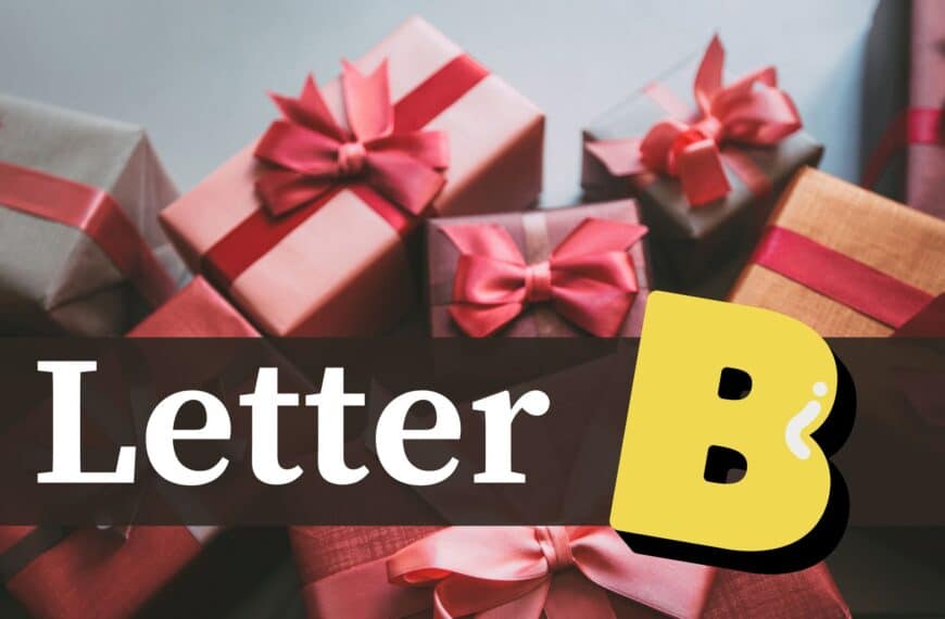 Gifts That Start With the Letter B
