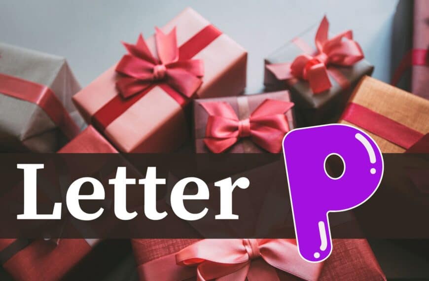 Gift Ideas That Start with the Letter P