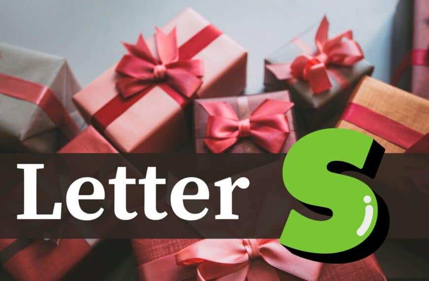 Gift Ideas That Start with the Letter S