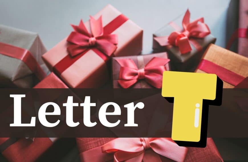 Gift Ideas That Start with the Letter T