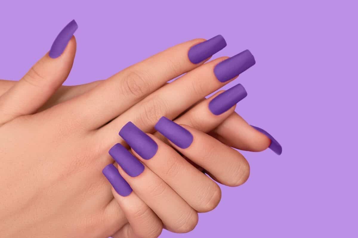 Purple Matte Nails: Express Your Inner Royalty