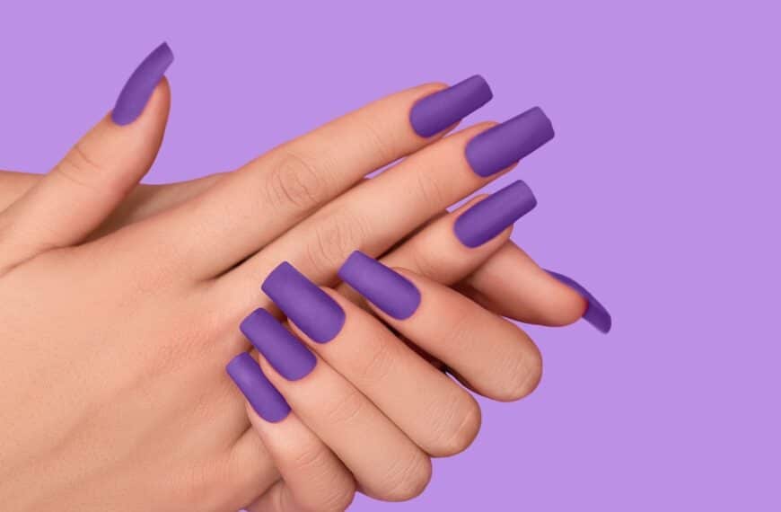 Purple Matte Nails: Express Your Inner Royalty