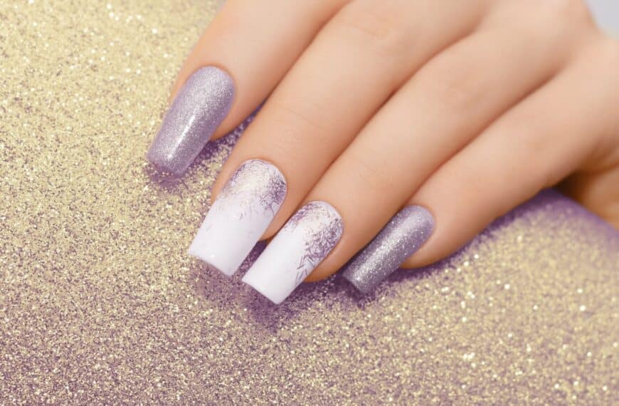 Purple Glitter Nails: Sparkling Glam You’ll Love!